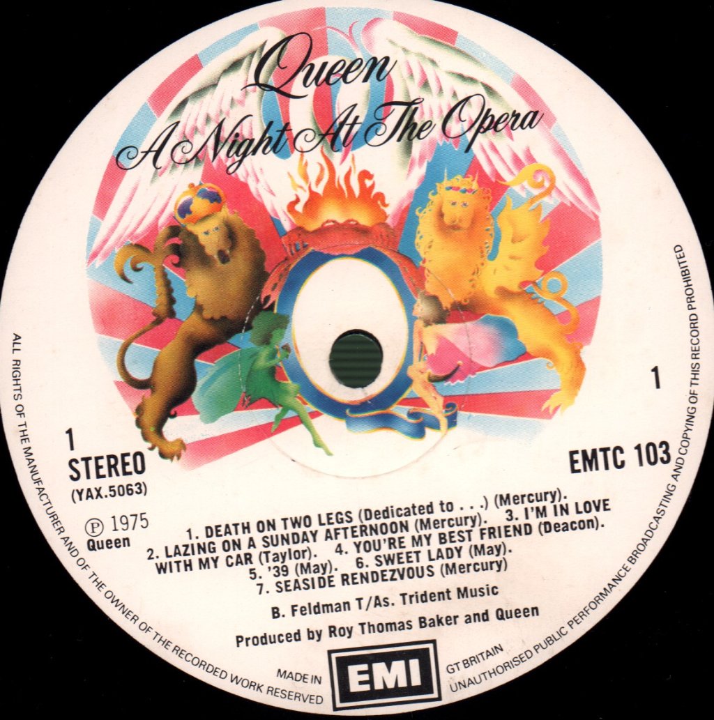 Queen - A Night At The Opera - Lp