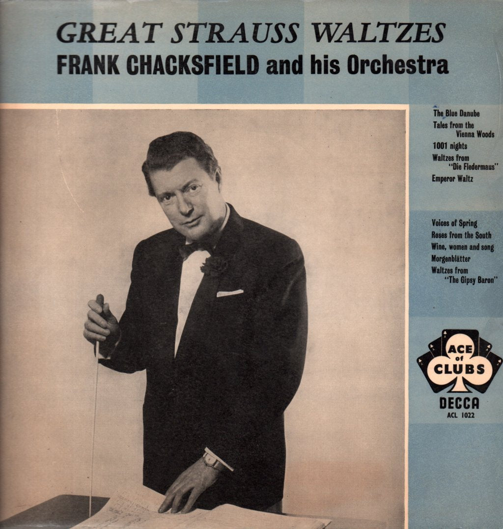 Frank Chacksfield And His Orchestra - Great Strauss Waltzes - Lp