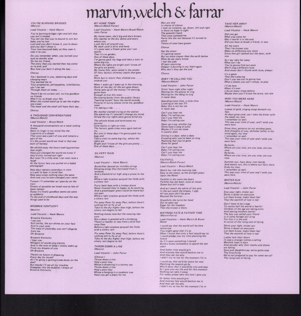 Marvin Welch And Farrar - Marvin Welch And Farrar - Lp
