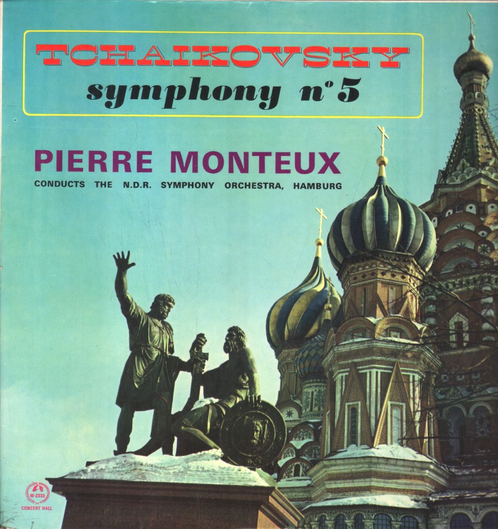 Pierre Monteux / N.D.R. Symphony Orchestra, Hamburg - Tchaikovsky - Symphony No. 5 - Lp