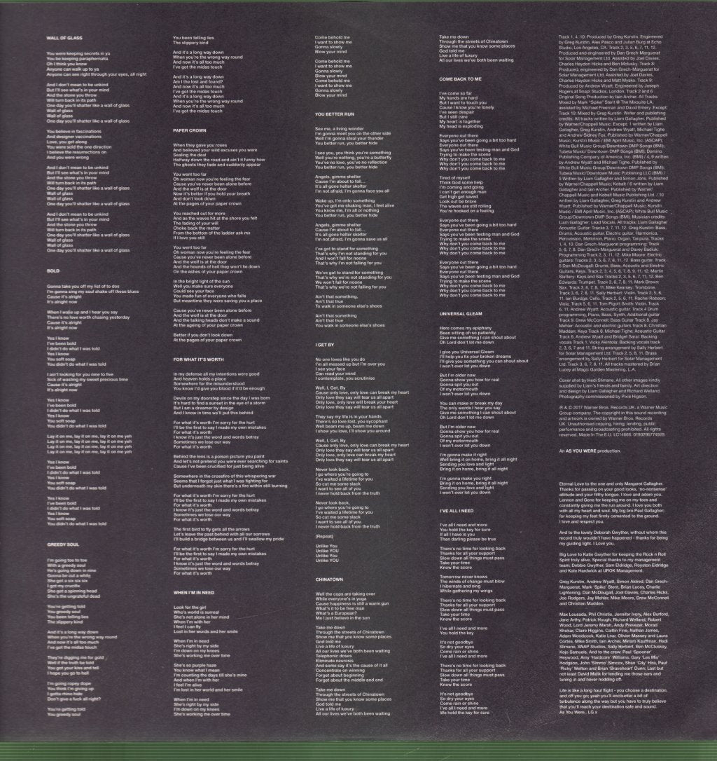 Liam Gallagher - As You Were - Lp
