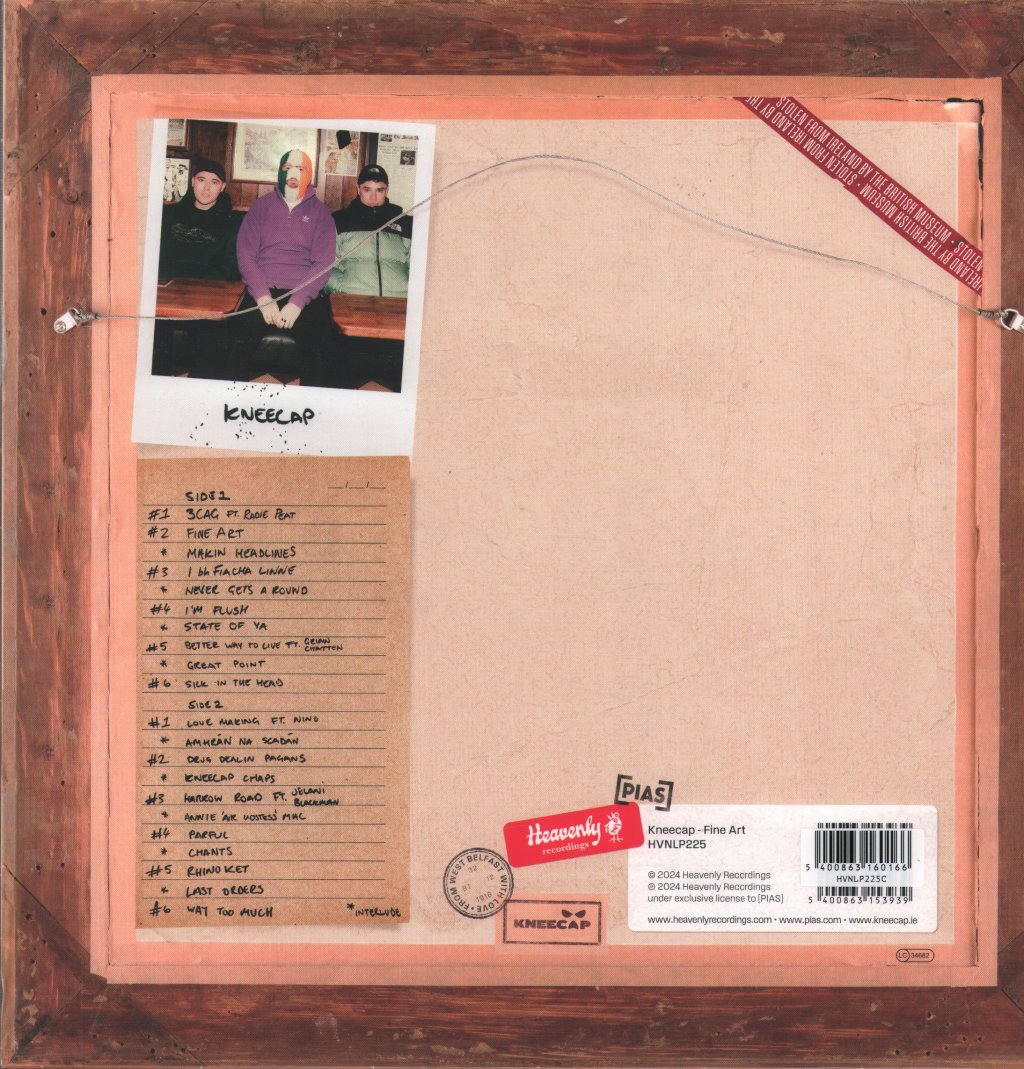 Kneecap - Fine Art - Lp