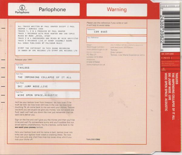 Mansun - Taxlo$$ - Cd