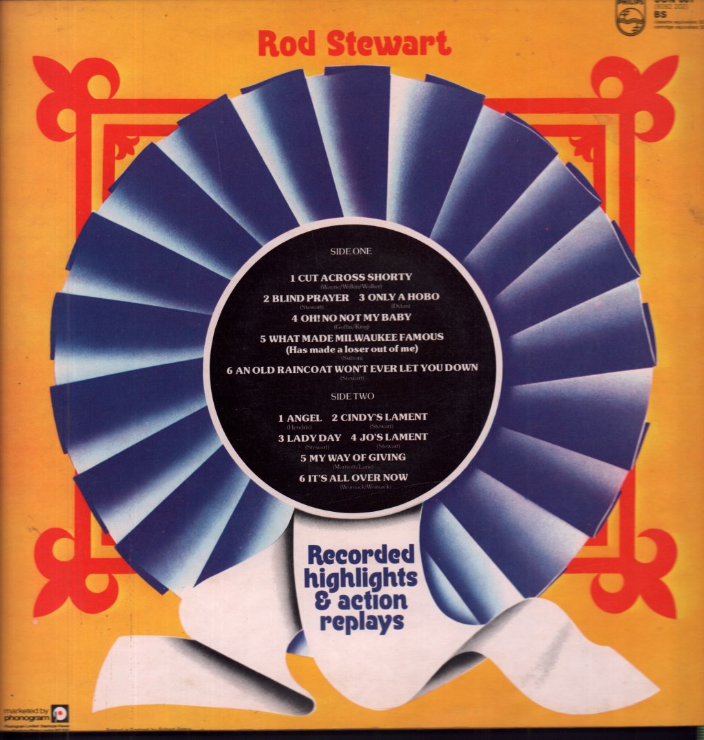 Rod Stewart - Recorded Highlights And Action Replays - Lp