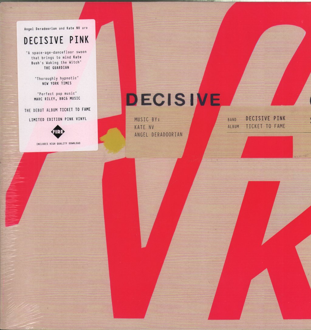 Decisive Pink - Ticket To Fame - Lp