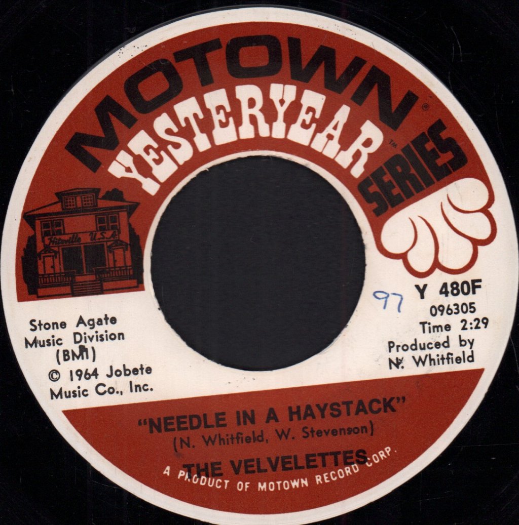 Velvelettes - Needle In A Haystack - 7 Inch