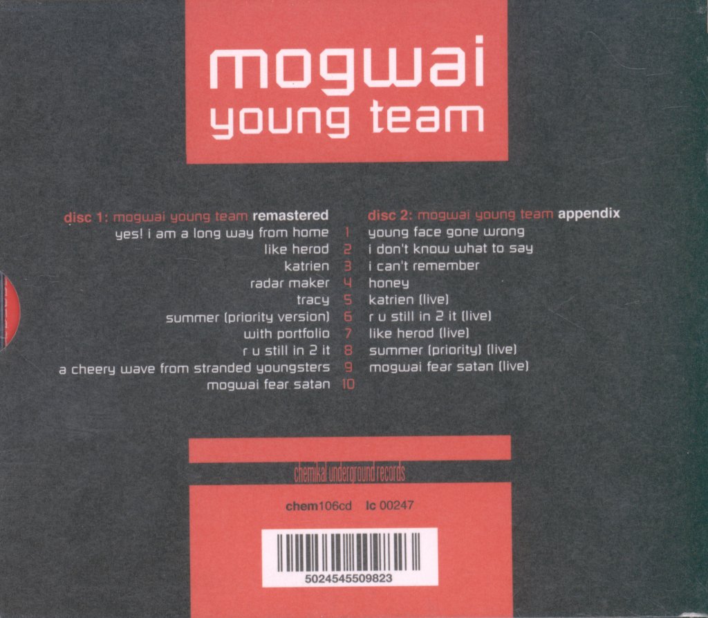 Mogwai - Young Team - Double Cd