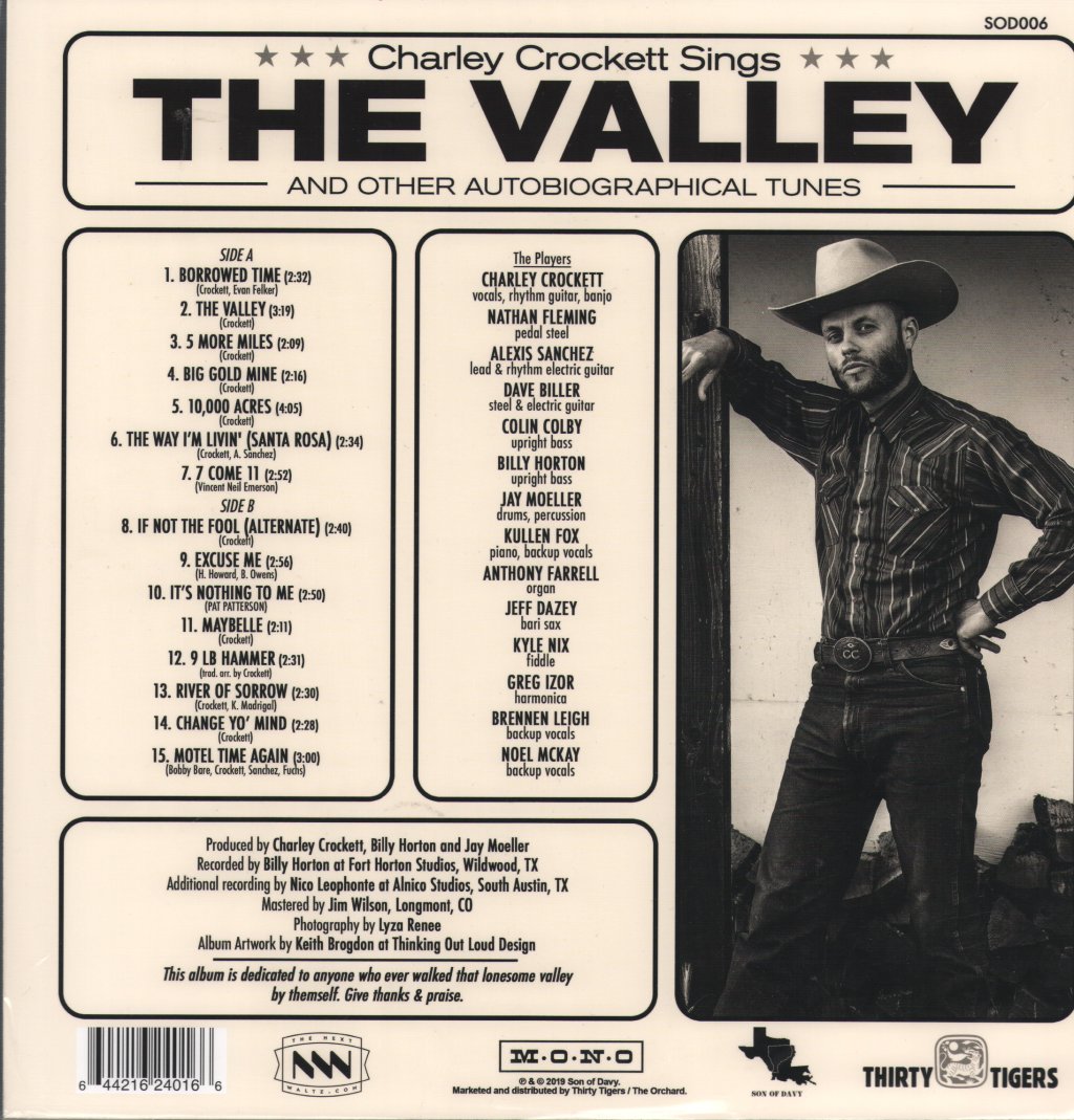 Charley Crockett - Valley - Lp