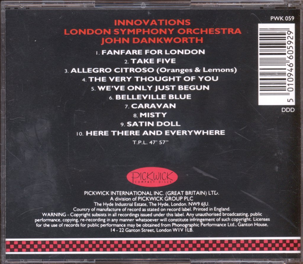 John Dankworth - Innovations - Cd