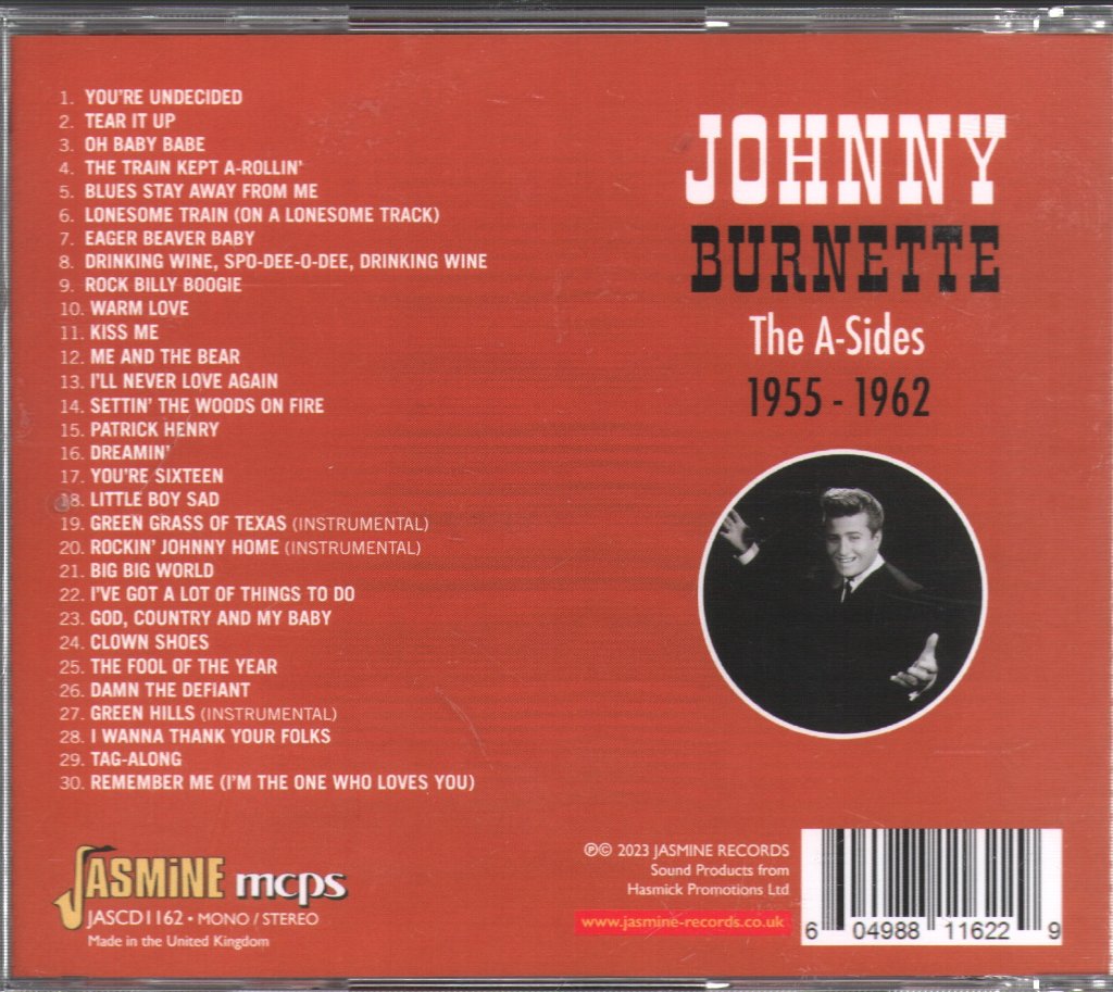 Johnny Burnette - A-Sides 1955-1962 - Cd