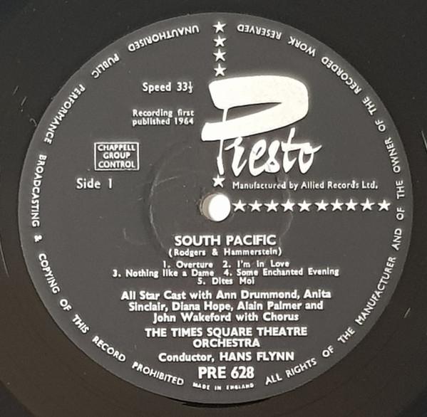 Times Square Theatre Orchestra - South Pacific - Lp