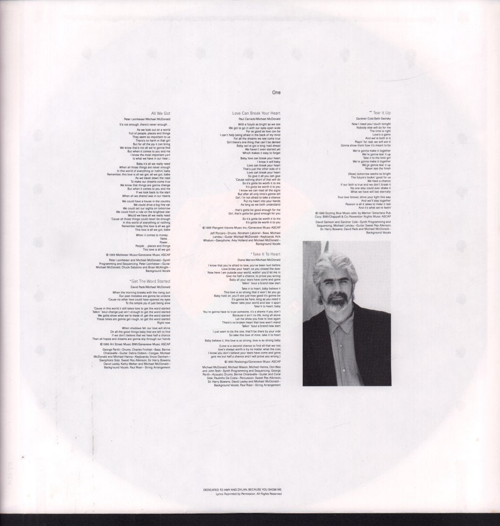 Michael McDonald - Take It To Heart - Lp