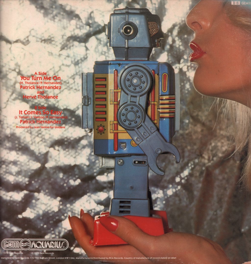 Patrick Hernandez And Herve Tholance - You Turn Me On - 12 Inch
