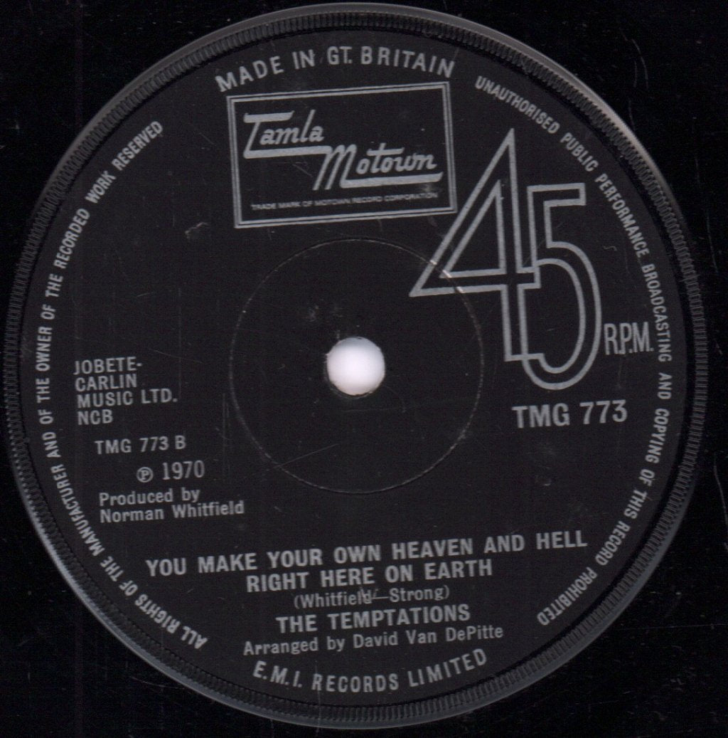 Temptations - Just My Imagination - 7 Inch