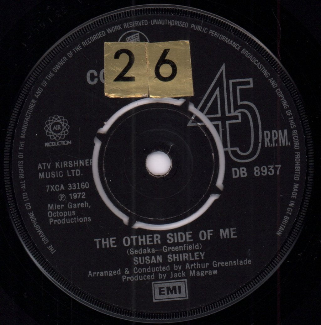 Susan Shirley - Other Side Of Me - 7 Inch