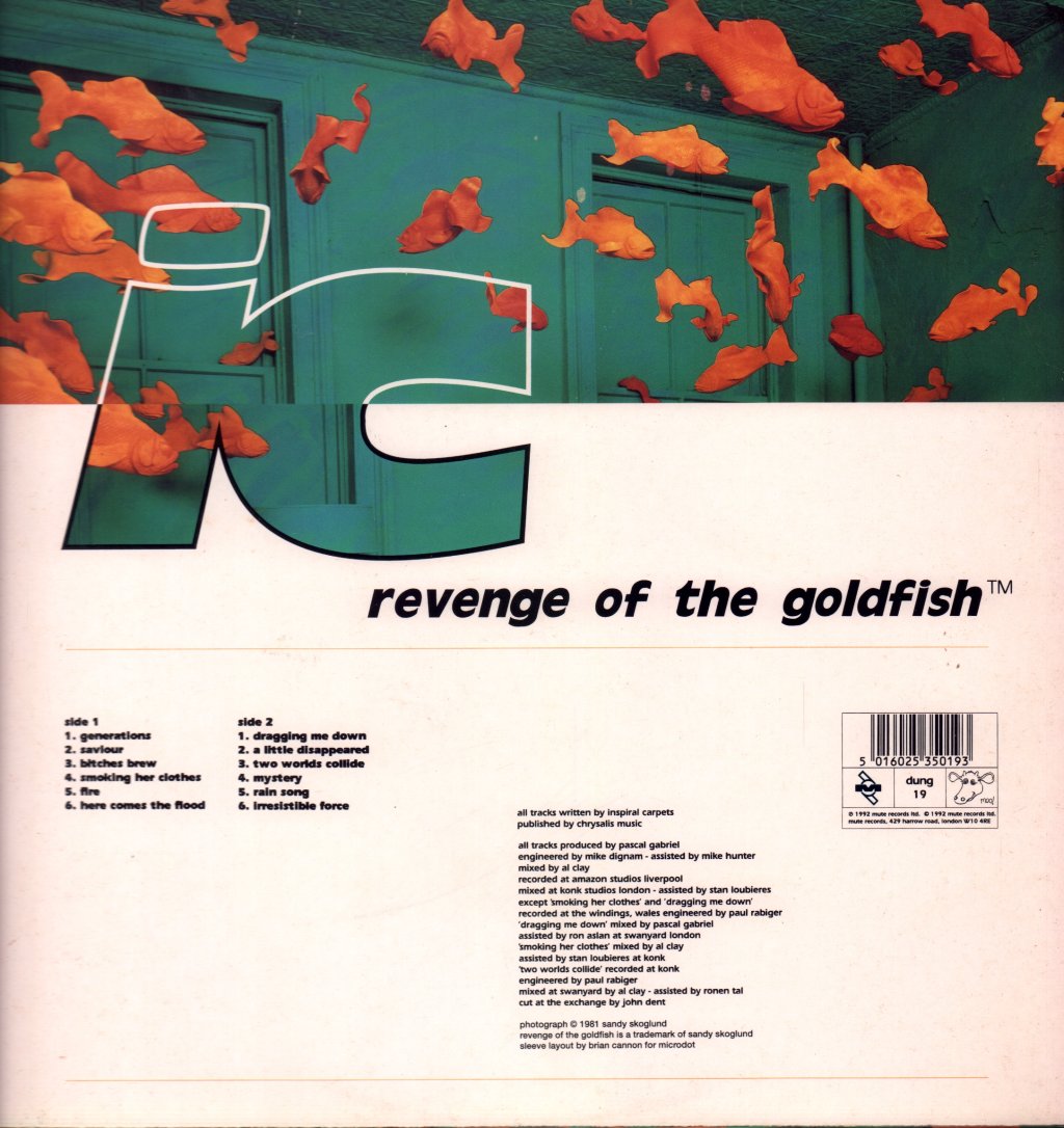 Inspiral Carpets - Revenge Of The Goldfish - Lp