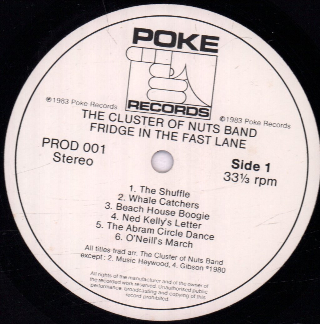 Cluster Of Nuts Band - Fridge In The Fast Lane - Lp