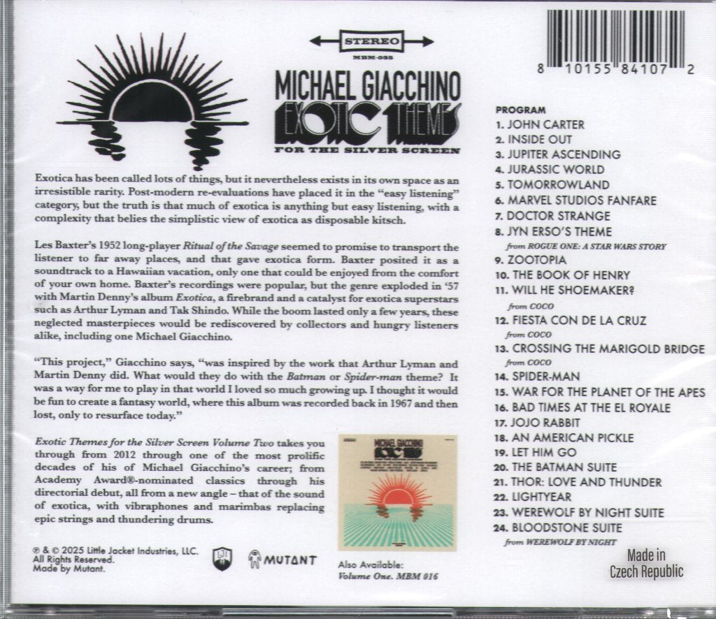 Michael Giacchino - Exotic Themes From the Silver Screen, Volume Two - Double Cd