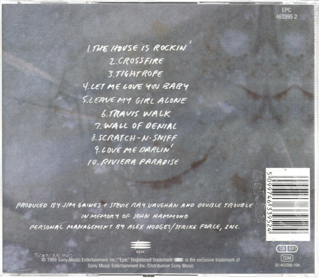 Stevie Ray Vaughan & Double Trouble - In Step - Cd