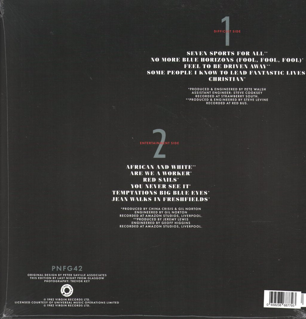 China Crisis - Difficult Shapes & Passive Rhythms - Lp