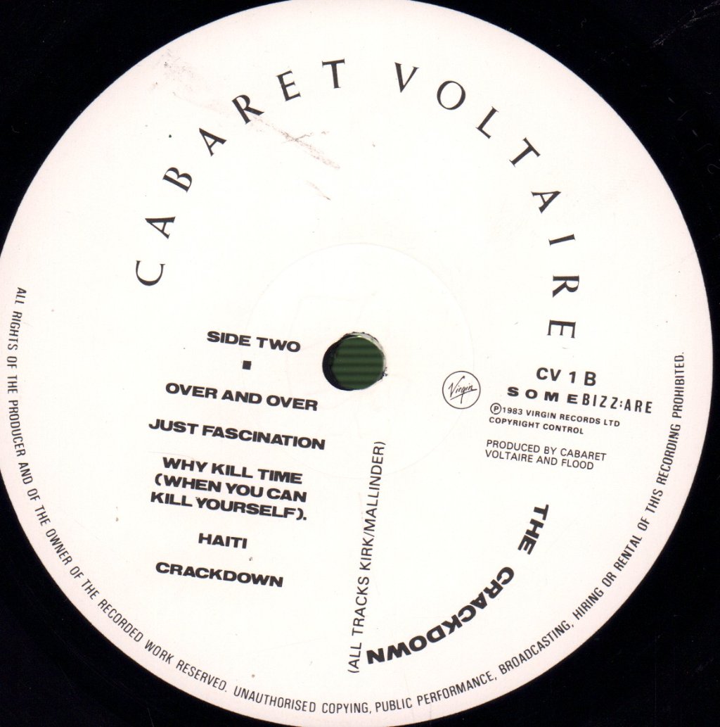 Cabaret Voltaire - Crackdown - Lp