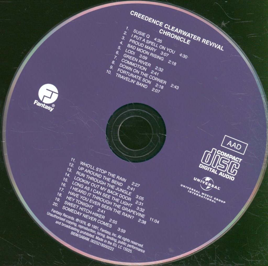 Creedence Clearwater Revival - Chronicle (The 20 Greatest Hits) - Cd