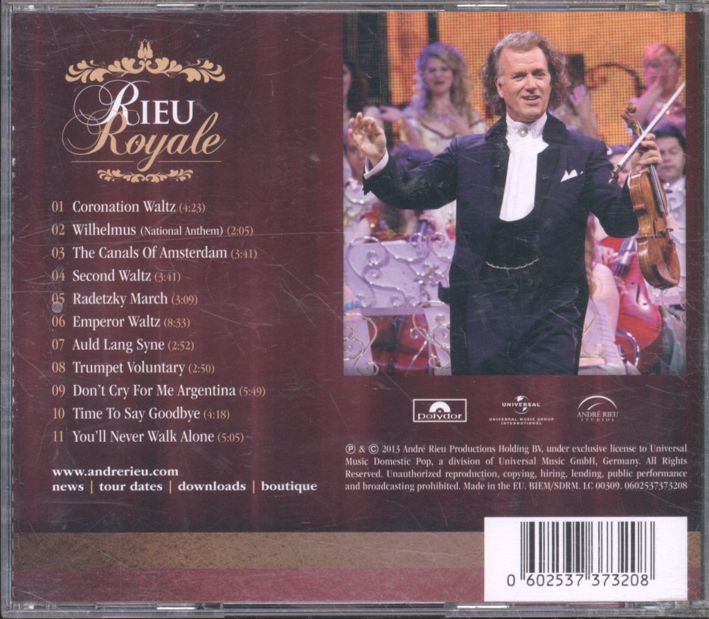 André Rieu - Rieu Royale - Cd