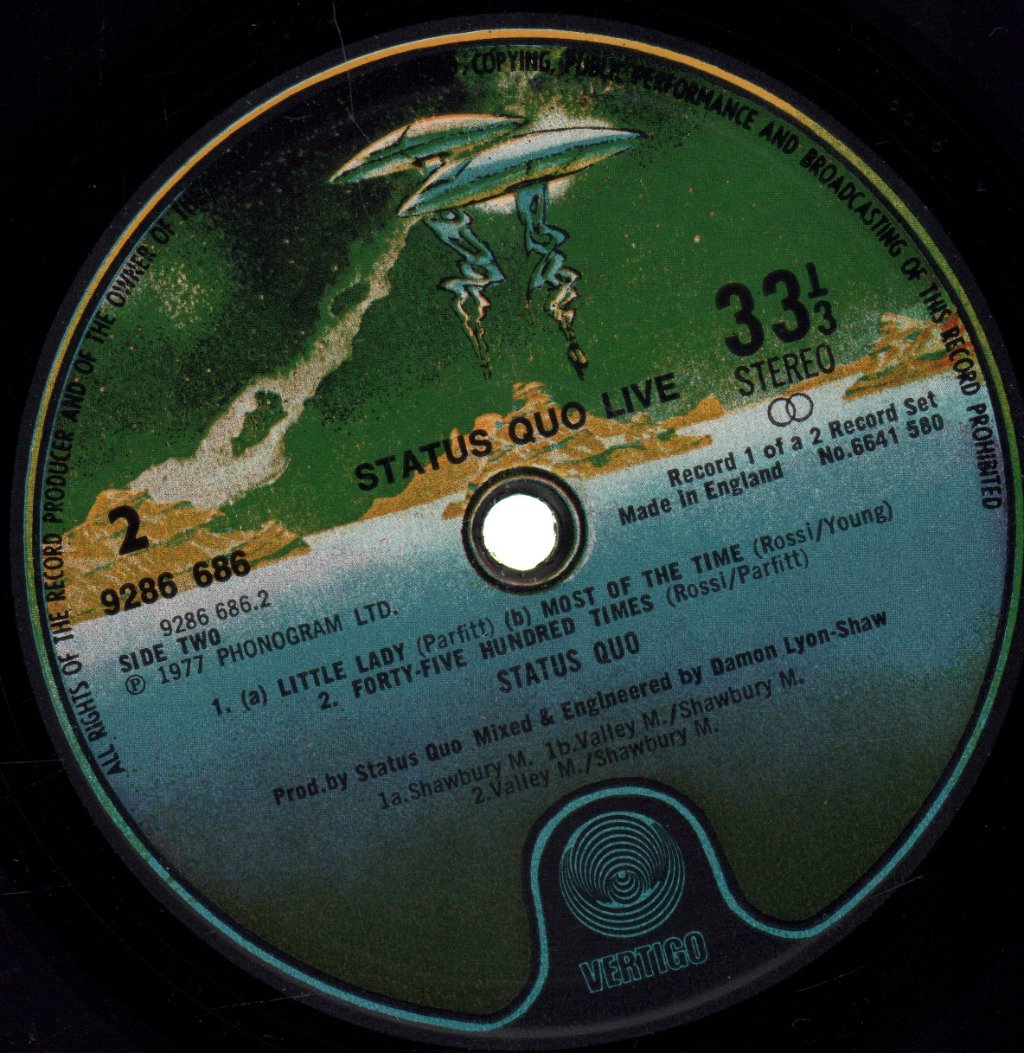 Status Quo - Live - Double Lp