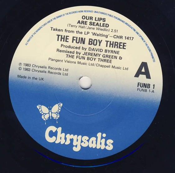Fun Boy Three - Our Lips Are Sealed - Double 7 Inch