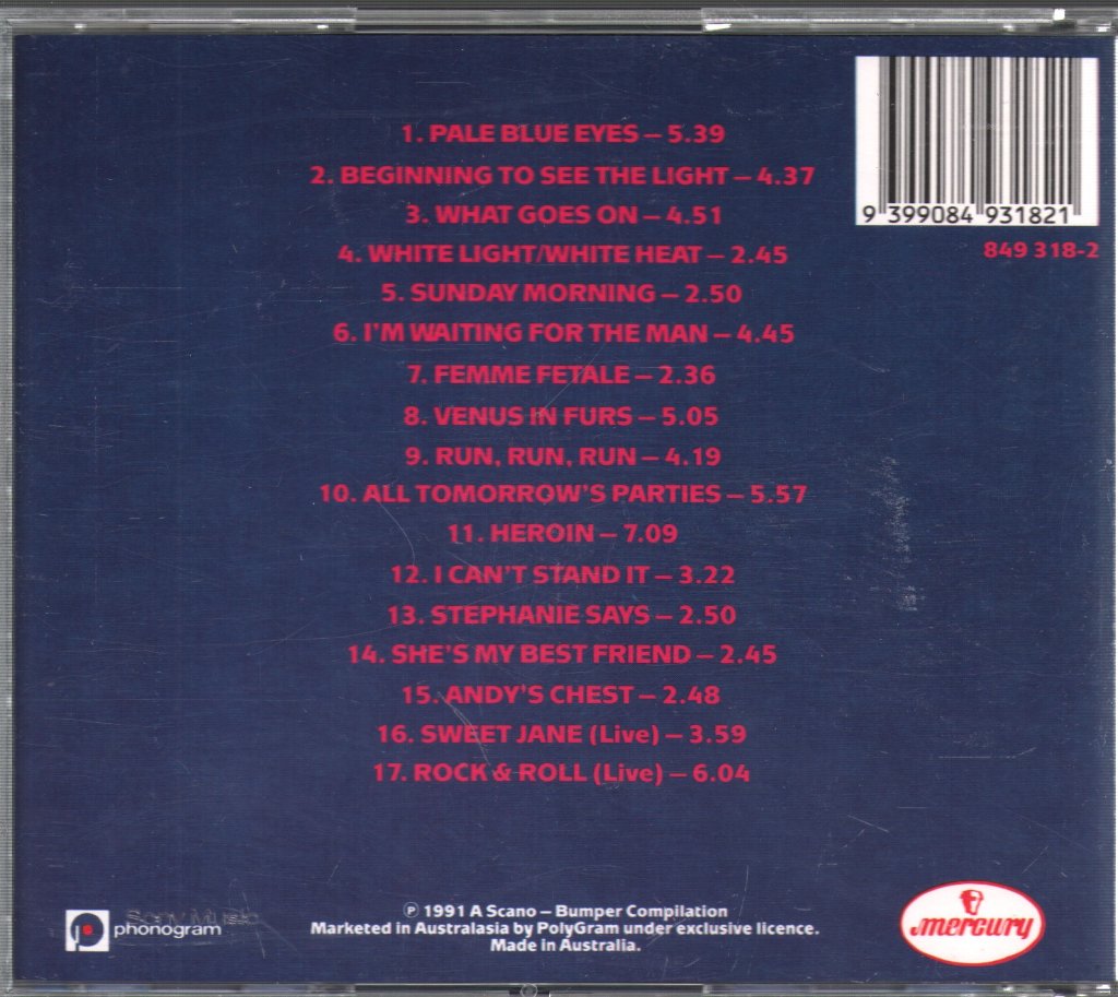 Velvet Underground - Chronicles - Cd