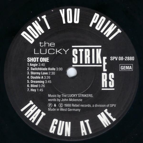 Lucky Strikers - Don't You Point That Gun At Me - Lp