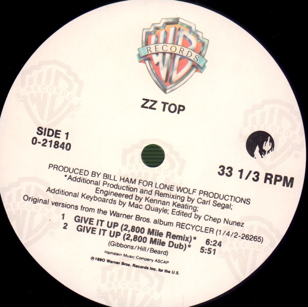 ZZ Top - Give It Up - 12 Inch