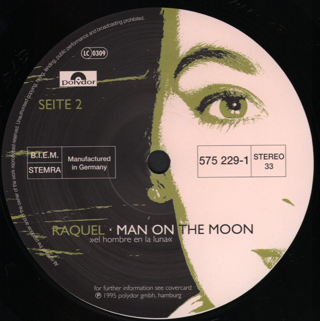 Raquel (Gomez) - Man On The Moon (El Hombre En La Luna) - 12 Inch