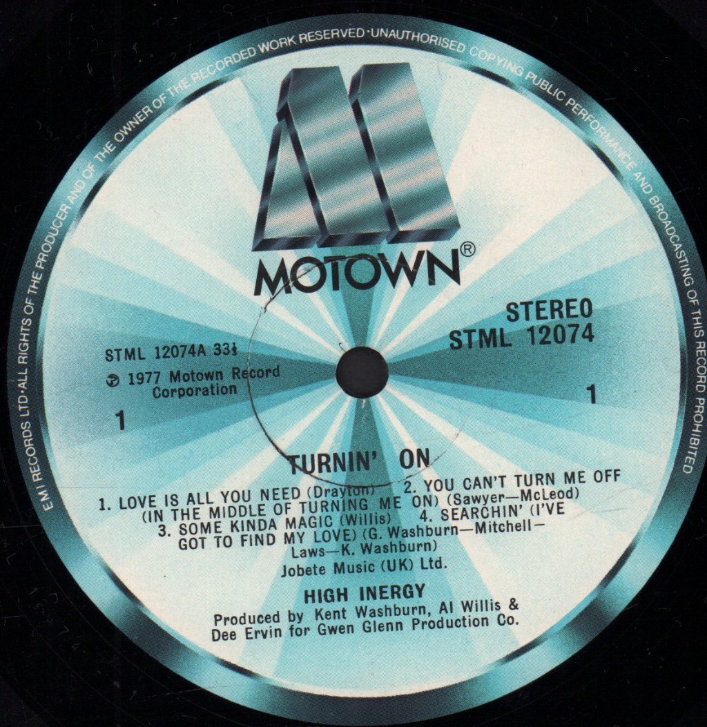 High Inergy - Turnin' On - Lp