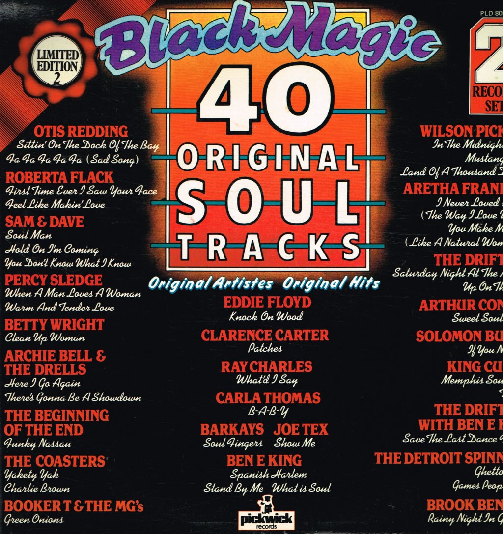 Various Artists - Black Magic (40 Original Soul Tracks) - Double Lp