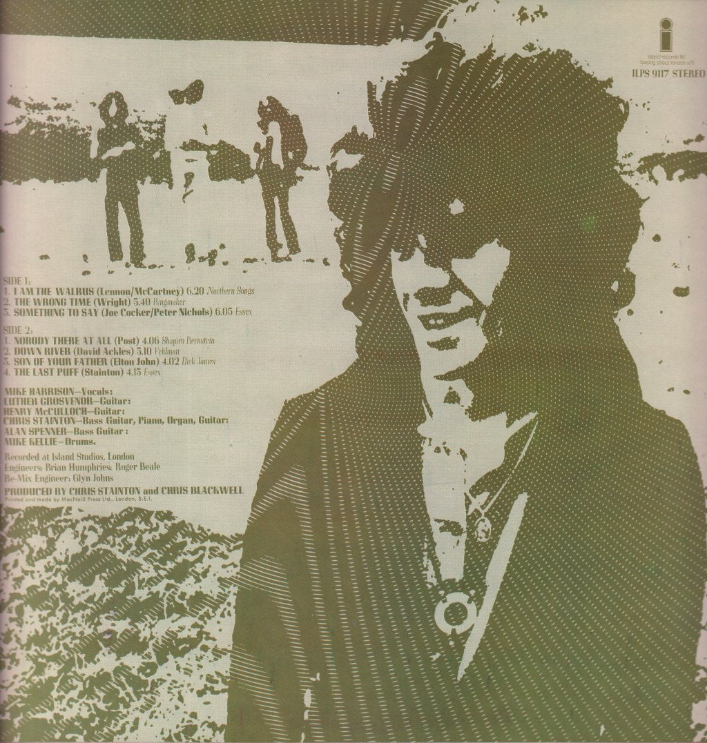 spooky tooth featuring mike harrison - Last Puff - Lp