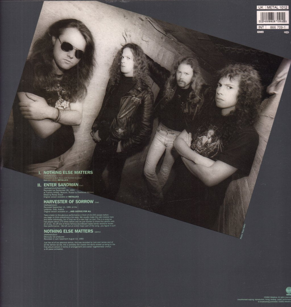 Metallica - Nothing Else Matters - 12 Inch