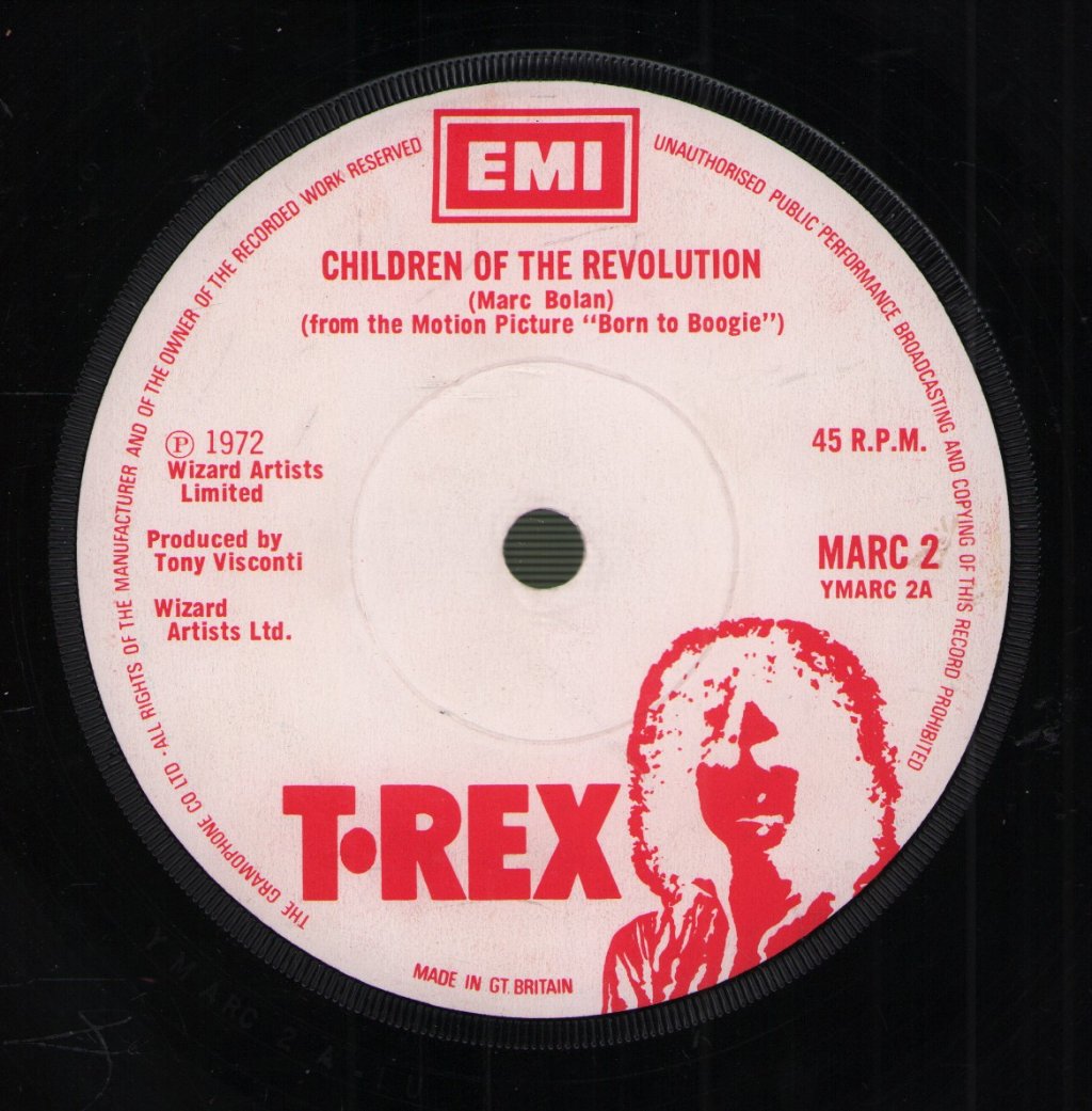 T Rex - Children Of The Revolution - 7 Inch