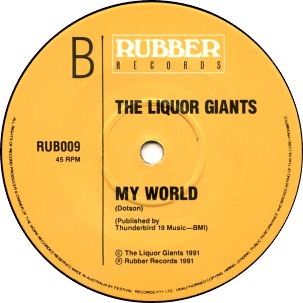 Liquor Giants - Just Might Cry - 7 Inch