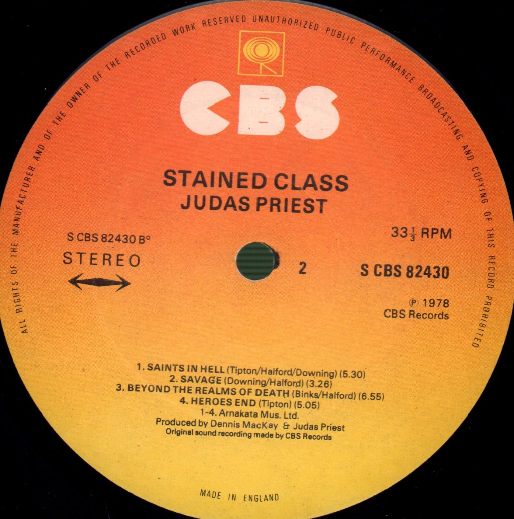 Judas Priest - Stained Class - Lp