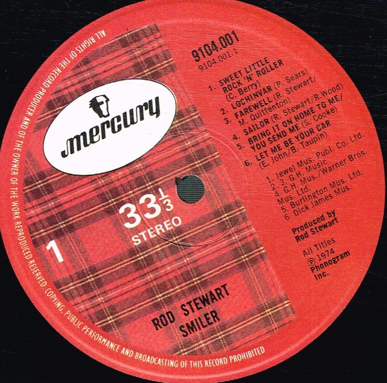 Rod Stewart - Smiler - Lp