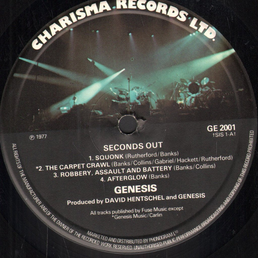 Genesis - Seconds Out - Double Lp