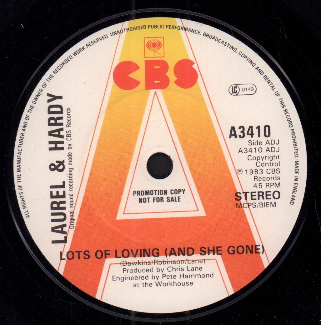 Laurel And Hardy (Reggae) - Lots Of Loving - 7 Inch