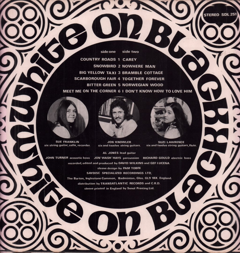 White On Black - White On Black - Lp