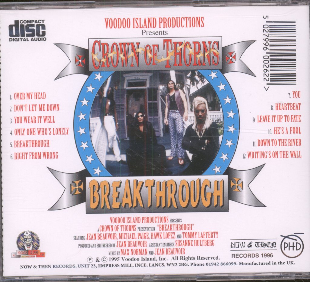 Crown Of Thorns - Breakthrough - Cd