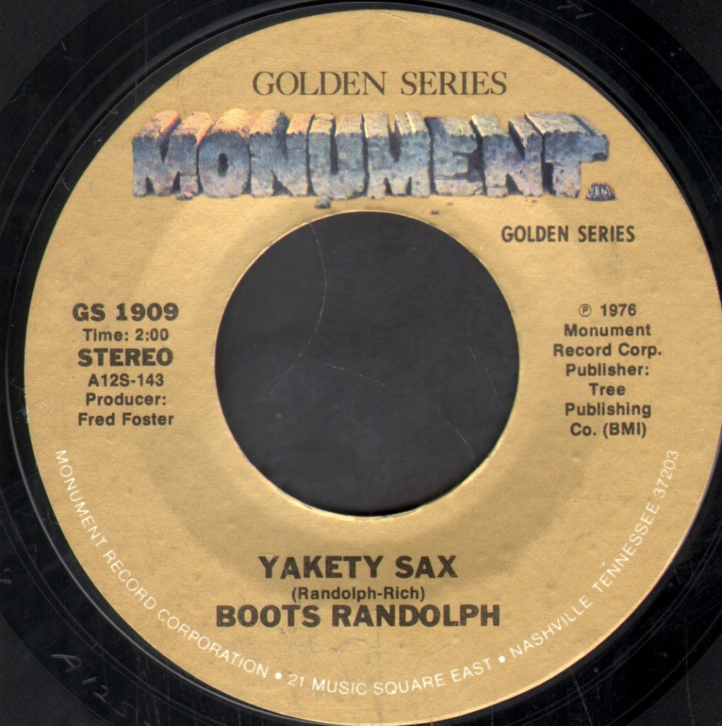 Boots Randolph - Shadow Of Your Smile - 7 Inch
