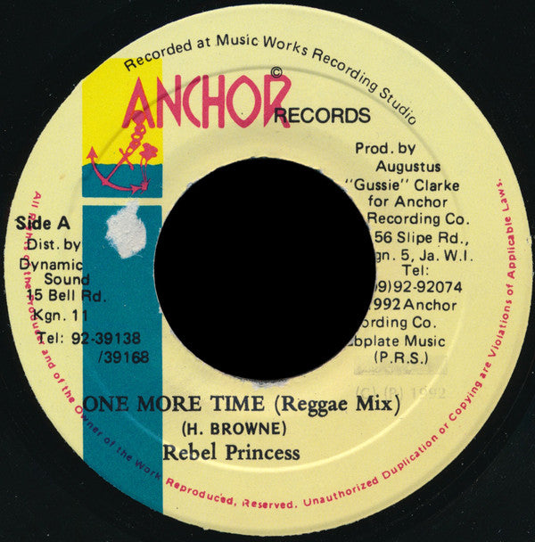 Rebel Princess - One More Time - 7 Inch