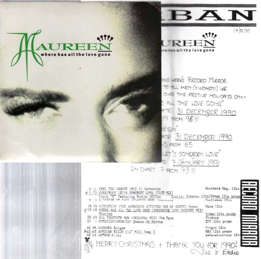 Maureen - Where Has All The Love Gone - 7 Inch