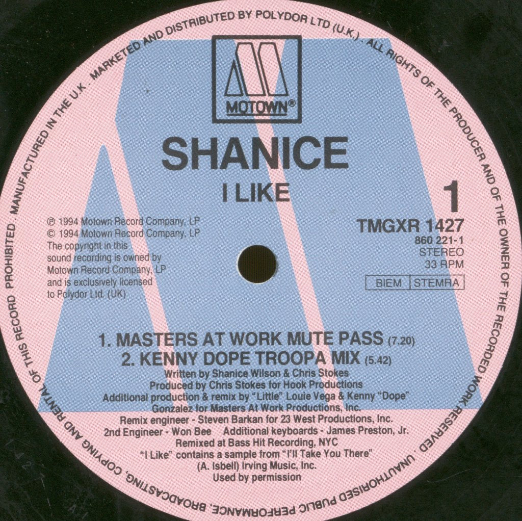 Shanice - I Like - 12 Inch