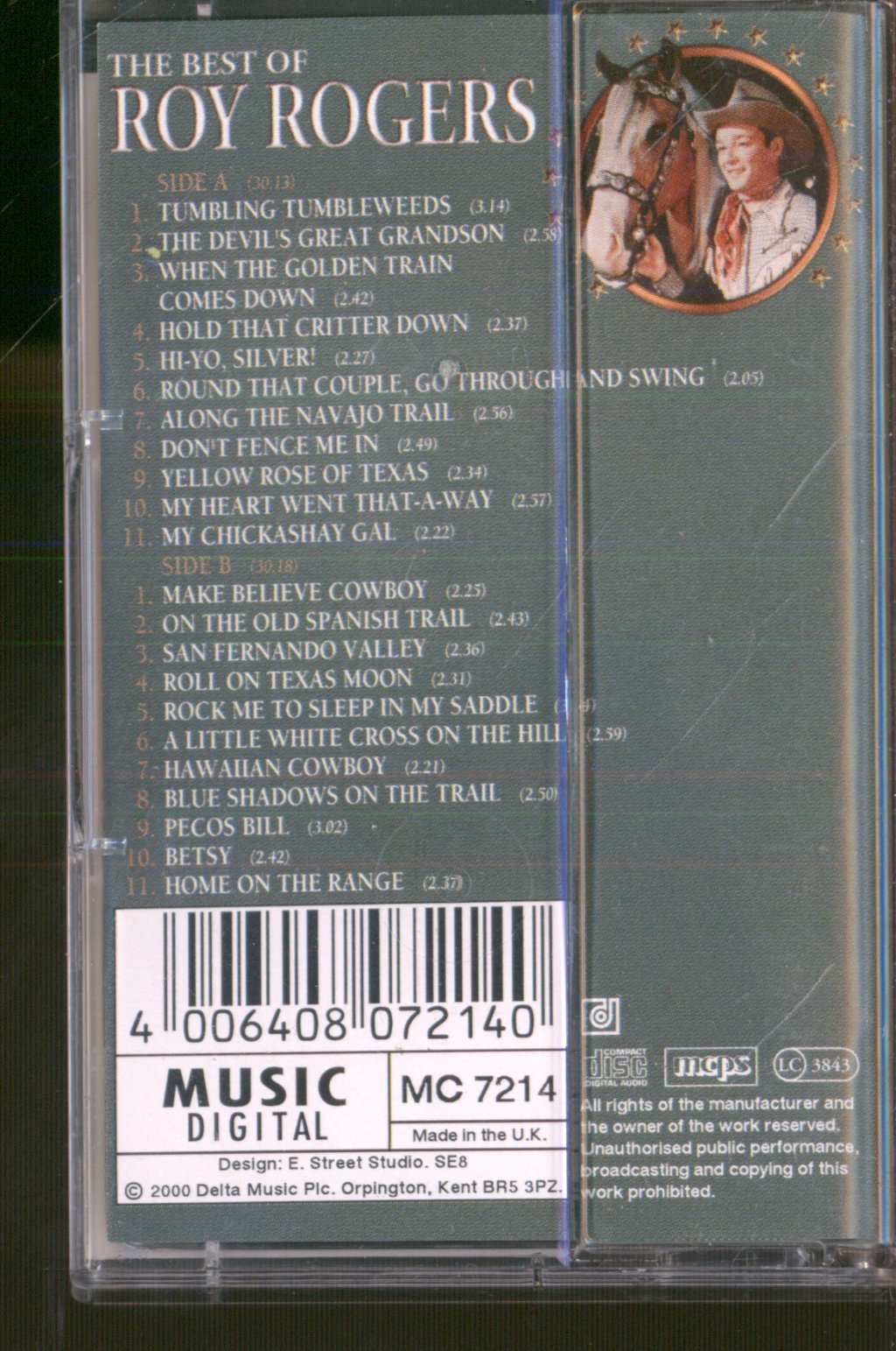Roy Rogers - Best Of - Cassette